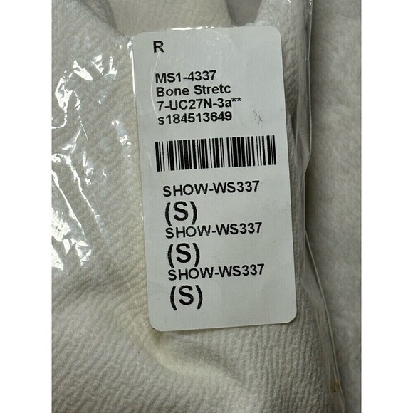 Show Me Your Mumu Ophelia Ruffle Bodysuit Bone Stretch Small NWT $94 - Picture 6 of 8